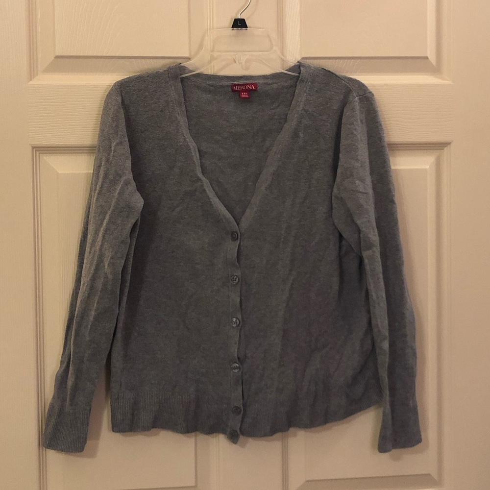 Merona button down cardigan